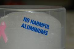 No harmful aluminums